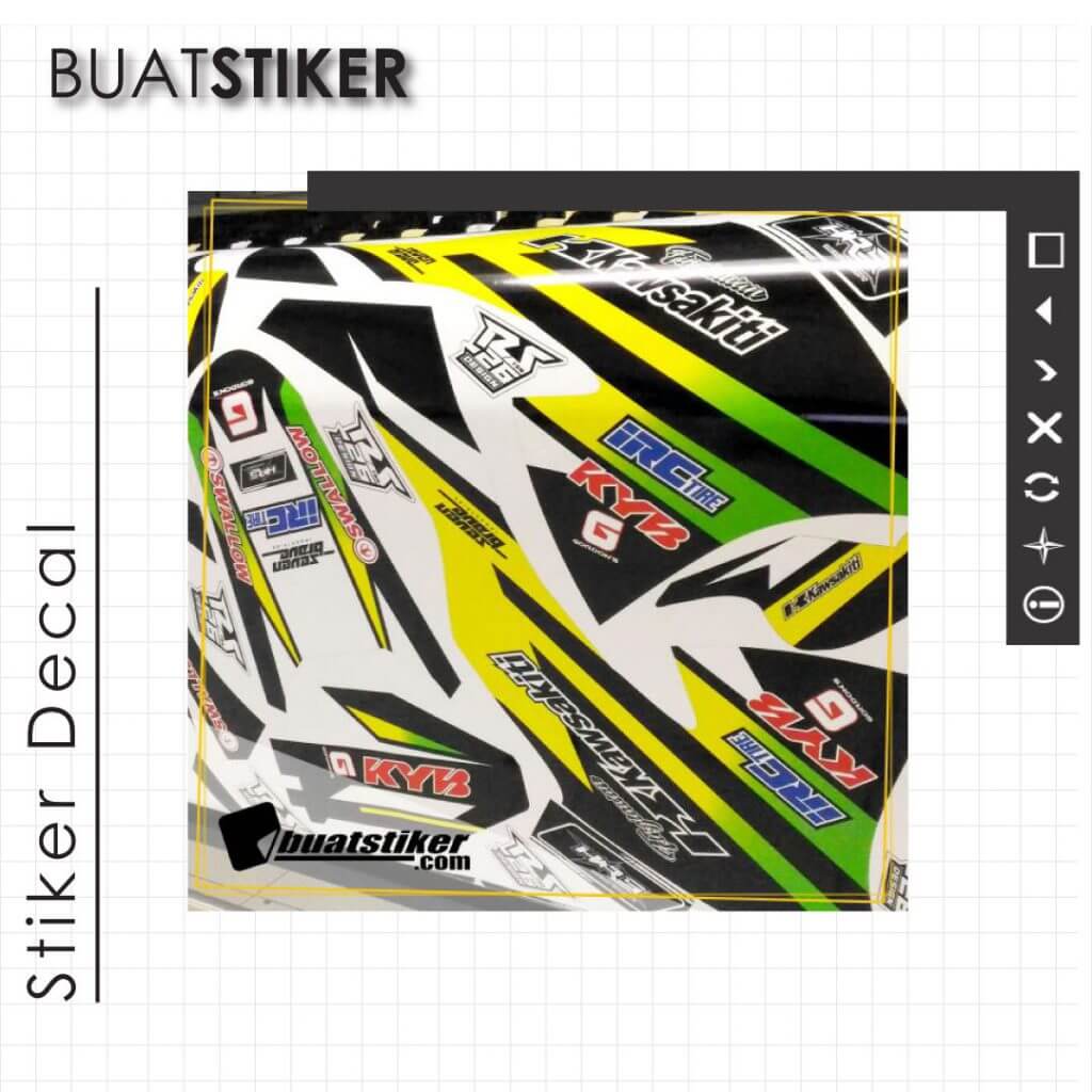  Stiker  Decal Motor  Kecil  Design Buat Stiker  Cetak 